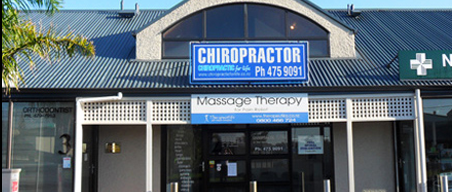 the front of a chiropractic clinic in the North Shore